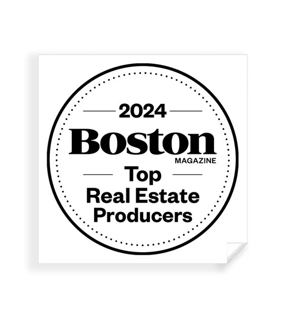 Boston Magazine Top Real Estate Producers Window Decals