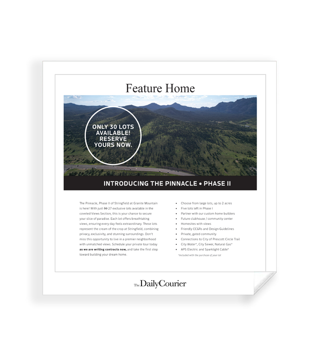 The Daily Courier Featured Homes Article - Frameable Archival Print