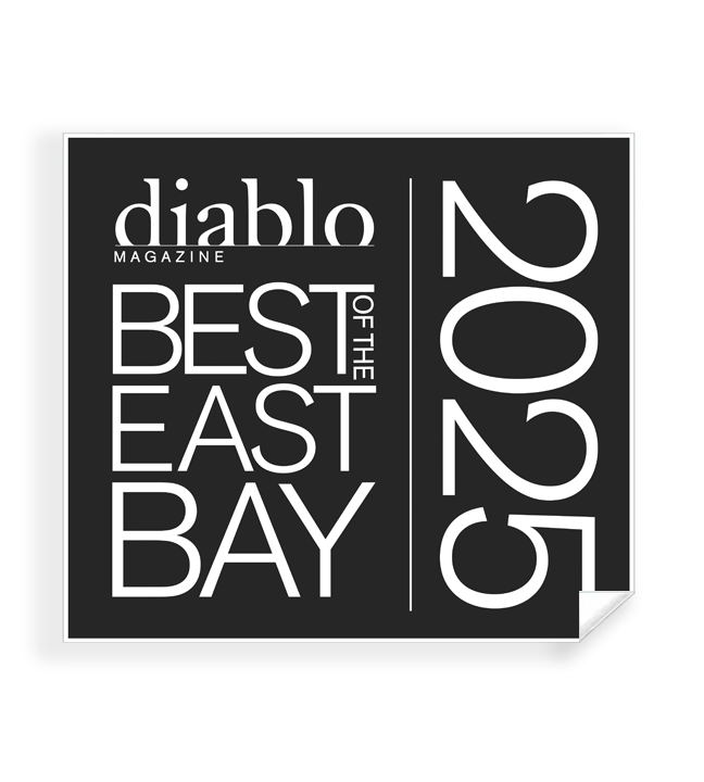 Diablo Magazine  "Best of the East Bay" Award - Window Decals