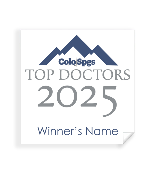 Colorado Springs Magazine - Top Doctors - Window Clings