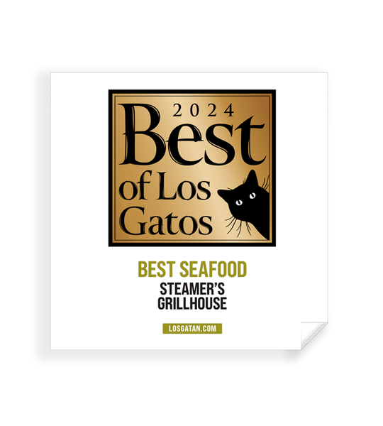 "Best of Los Gatos" Award Window Cling