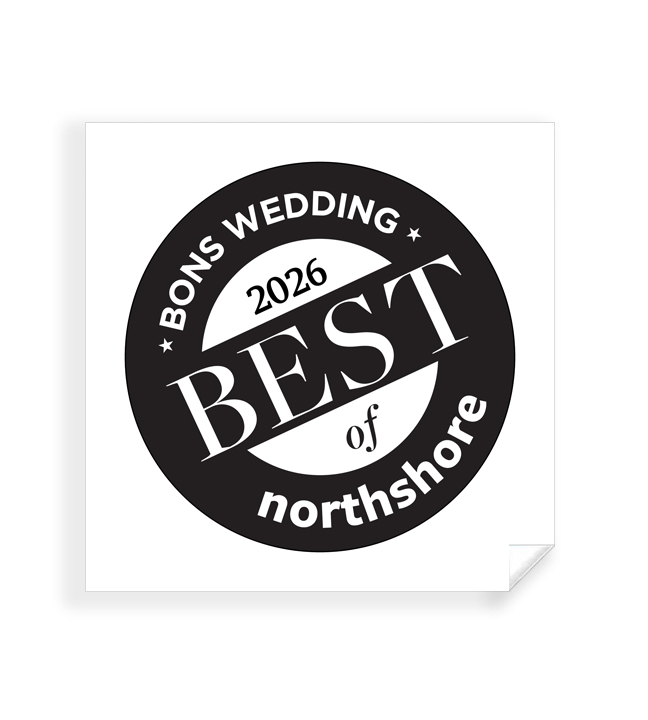 Northshore Magazine - Best of Northshore Weddings - Window Cling