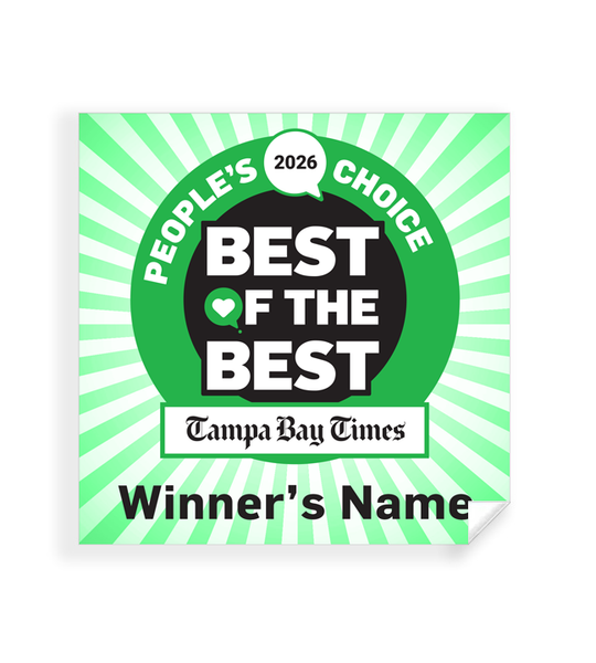 Best Of Tampa Bay Times - Window Cling