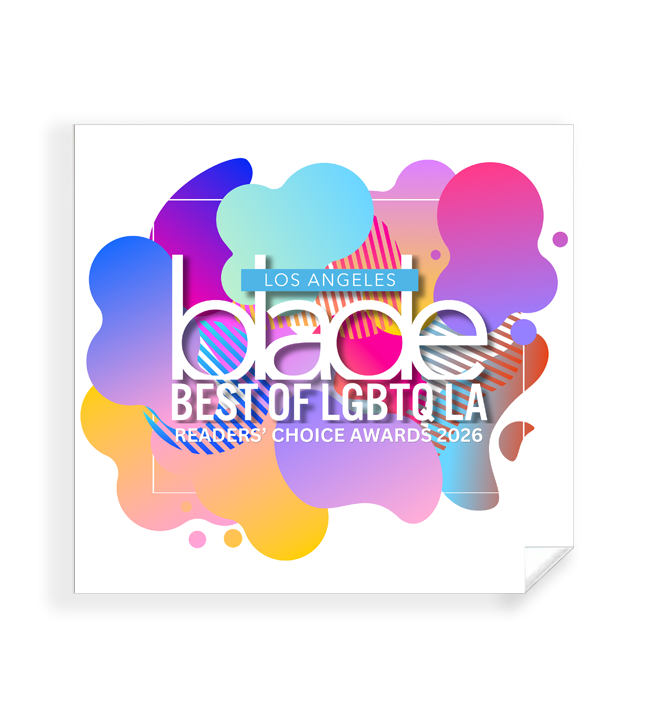Los Angeles Blade Best of LGBTQ LA Award - Window Decals