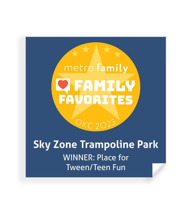 MetroFamily "Family Favorites" Award Window Cling