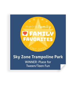 MetroFamily "Family Favorites" Award Window Cling
