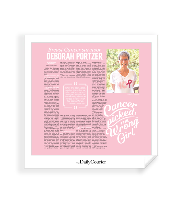 The Daily Courier Article - Frameable Archival Print