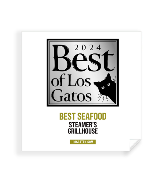 "Best of Los Gatos" Award Window Cling