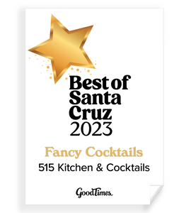 "Good Times: Best of Santa Cruz" Award - Window Clings