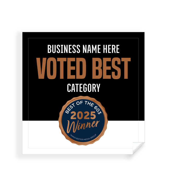 Best of the 603  - Window Cling