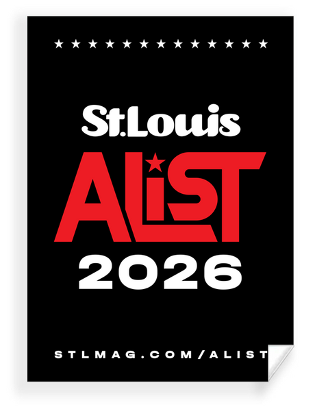 St. Louis Magazine A-List Award Window Decal