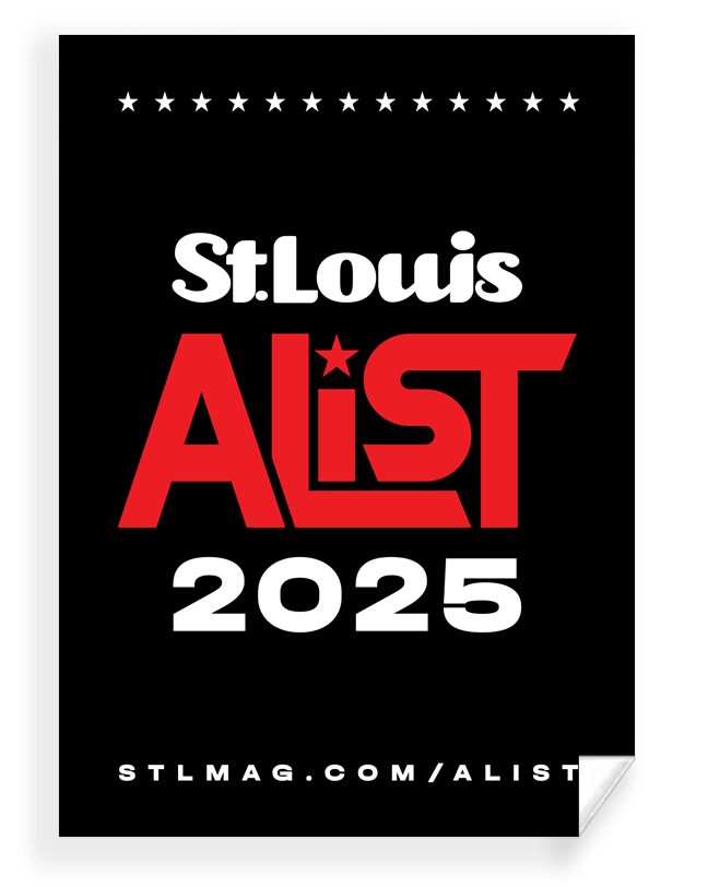 St. Louis Magazine A-List Award Window Decal