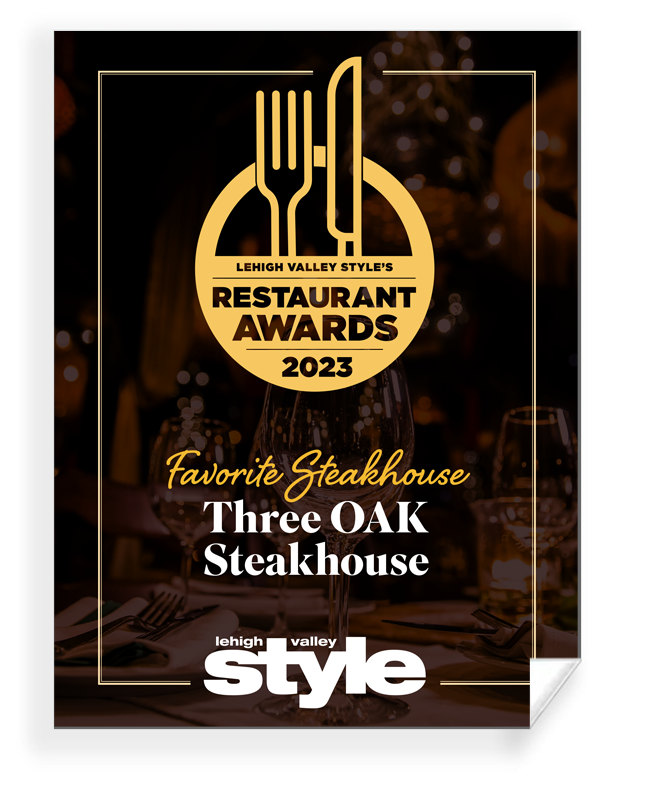 Lehigh Valley Style Restaurant Awards Window Clings