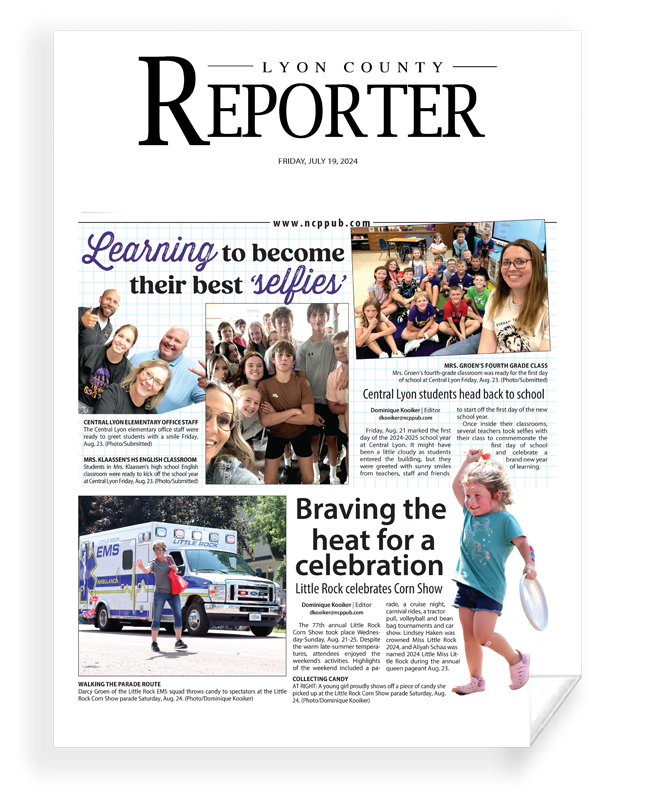 Lyon County Reporter - Frameable Archival Print