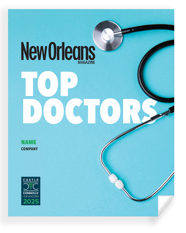 New Orleans Magazine - Top Doctors - Window Cling