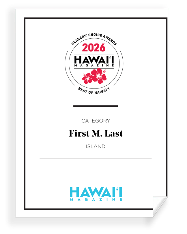 Hawaii Magazine: Reader's Choice Awards - Archival Reprint