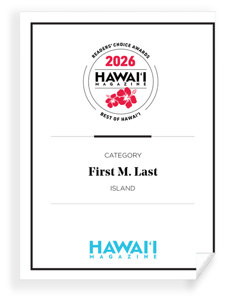 Hawaii Magazine: Reader's Choice Awards - Archival Reprint