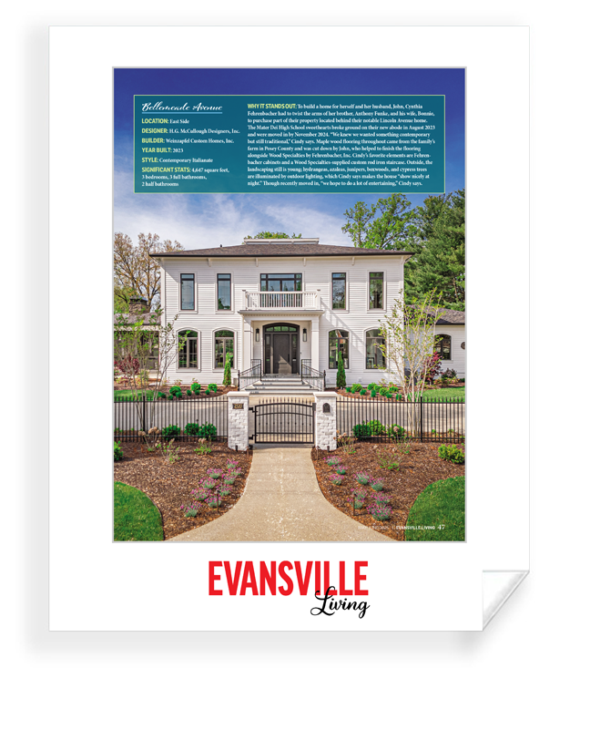 Evansville Living - Most Beautiful Homes - Archival Reprints