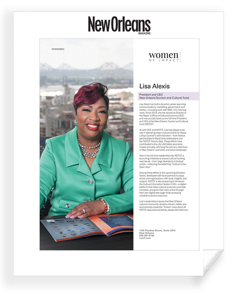 New Orleans Magazine - Profile Features - Archival Reprint