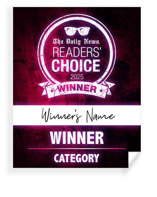 GC The Daily News - Readers' Choice Award - Certificate