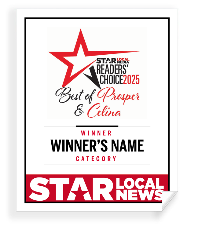 Star Local Media - Best of Prosper & Celina - Window Cling