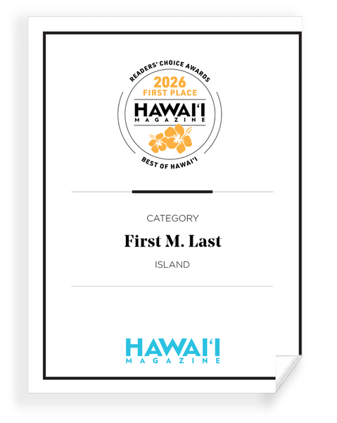 Hawaii Magazine: Reader's Choice Awards - Archival Reprint