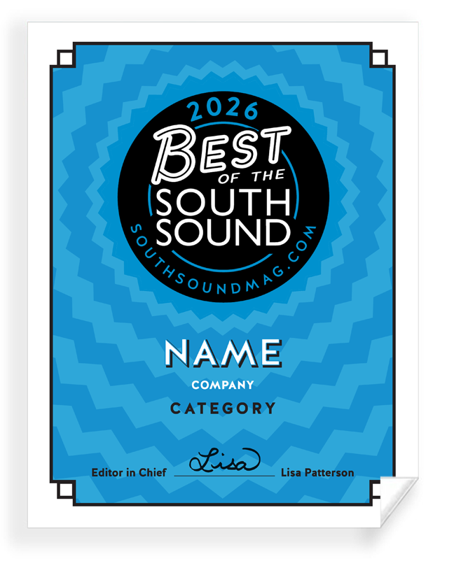 Best of South Sound Magazine Awards - Window Clings