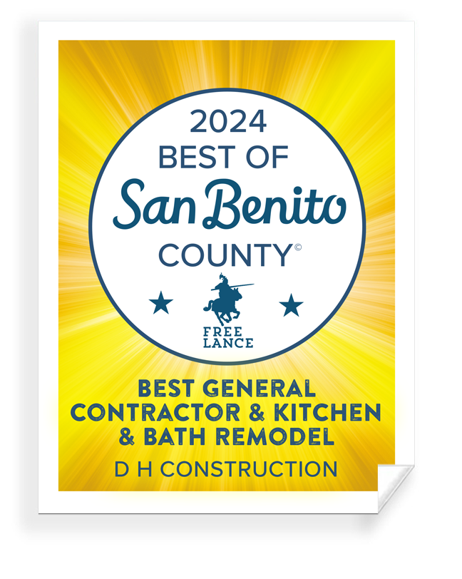 Hollister Free Lance Newspaper: "Best of San Benito County" Award Plaque - Window Clings