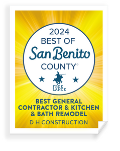 Hollister Free Lance Newspaper: "Best of San Benito County" Award Plaque - Window Clings