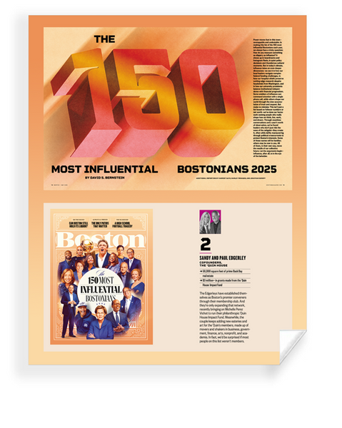 "150 Most Influential Bostonians" Award - Print