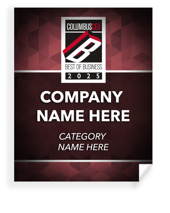 Columbus CEO - Best of Business Awards - Certificate