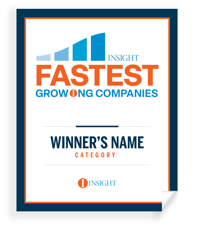 Growing Insight INSIGHT - Fastest Growing Companies - Logo Certificates
