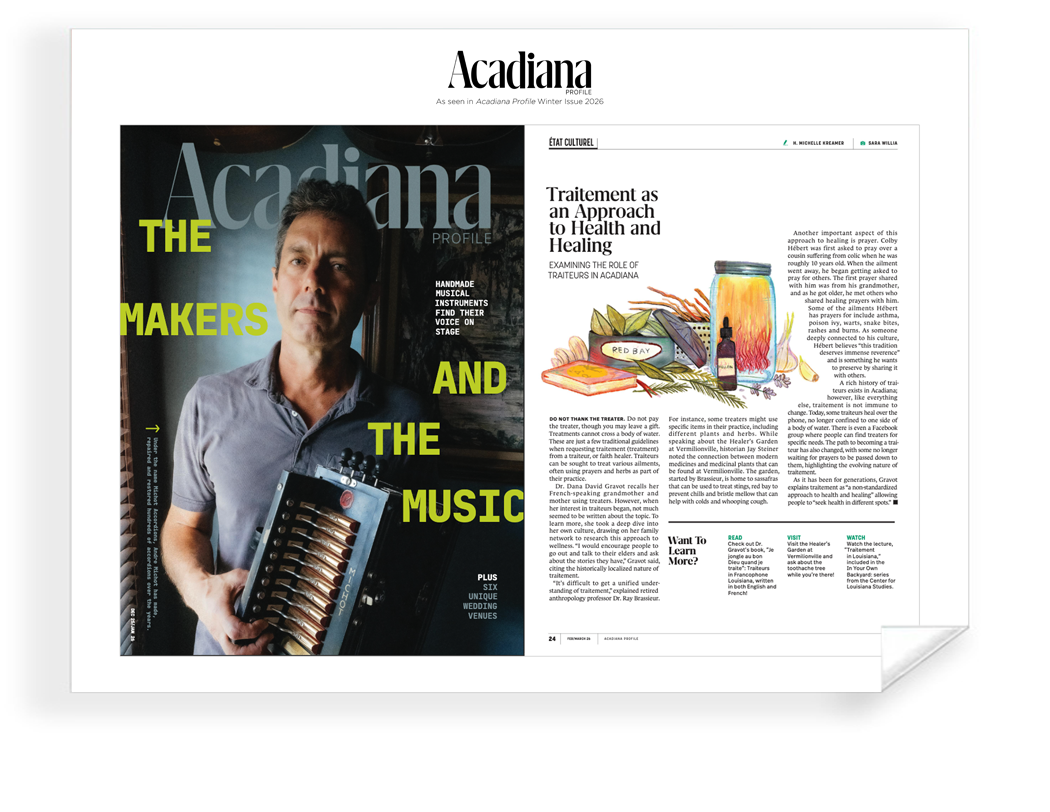 Acadiana Profile - Covers & Articles - Archival Reprint