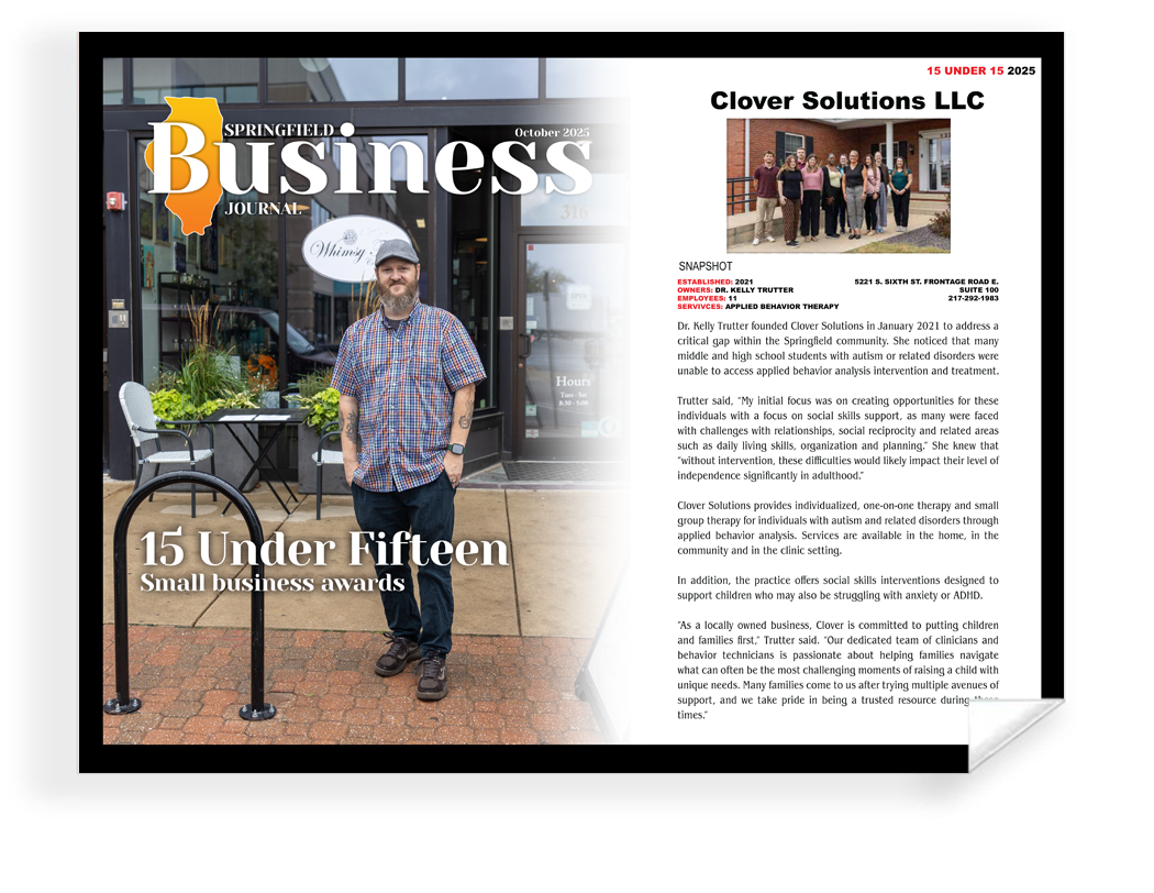 Springfield Business Journal - 15 under 15 - Archival Reprint