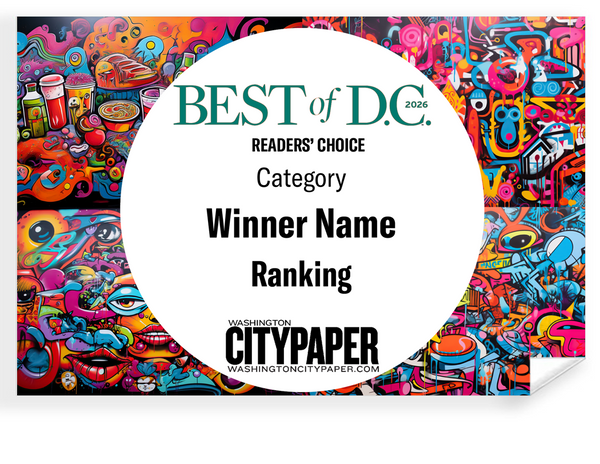 "Best of D.C.™" Award Window Cling