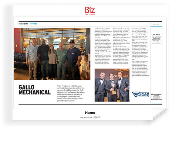 Biz New Orleans - Profile Features - Archival Reprint