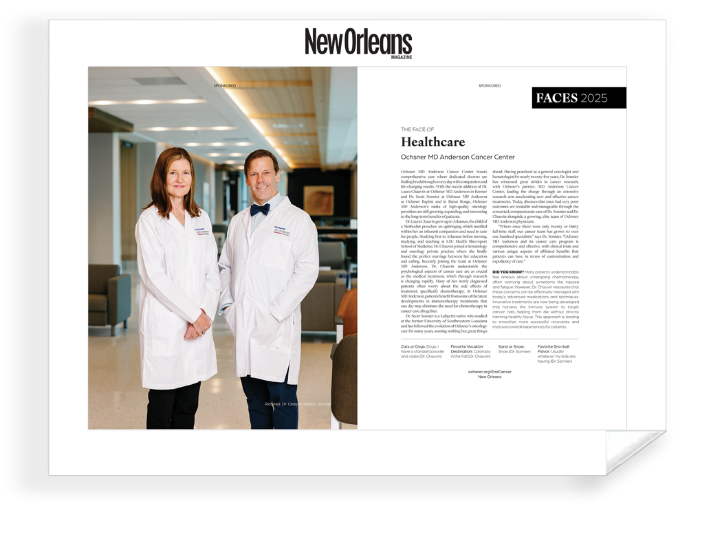 New Orleans Magazine - Profile Features - Archival Reprint