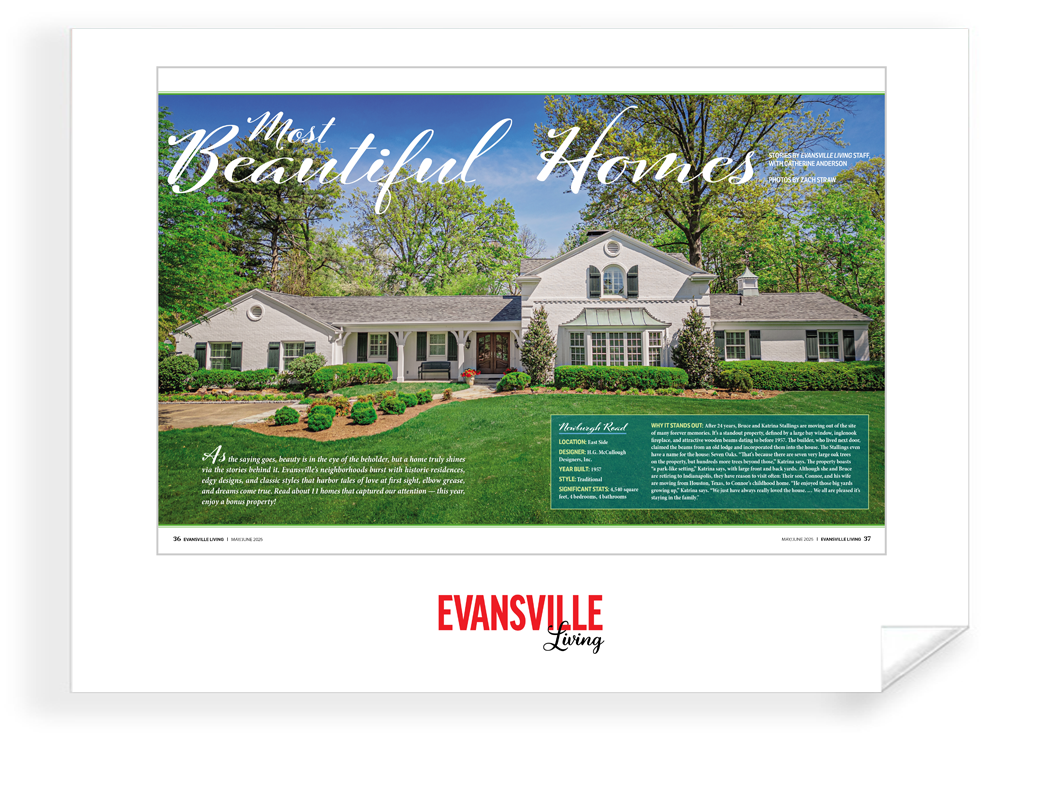 Evansville Living - Most Beautiful Homes - Archival Reprints