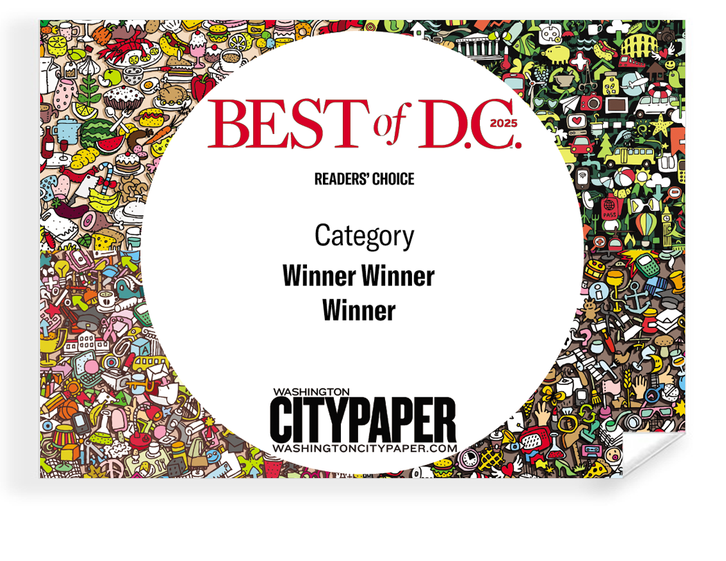 "Best of D.C.™" Award Window Cling