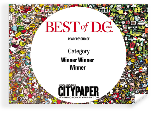 "Best of D.C.™" Award Window Cling