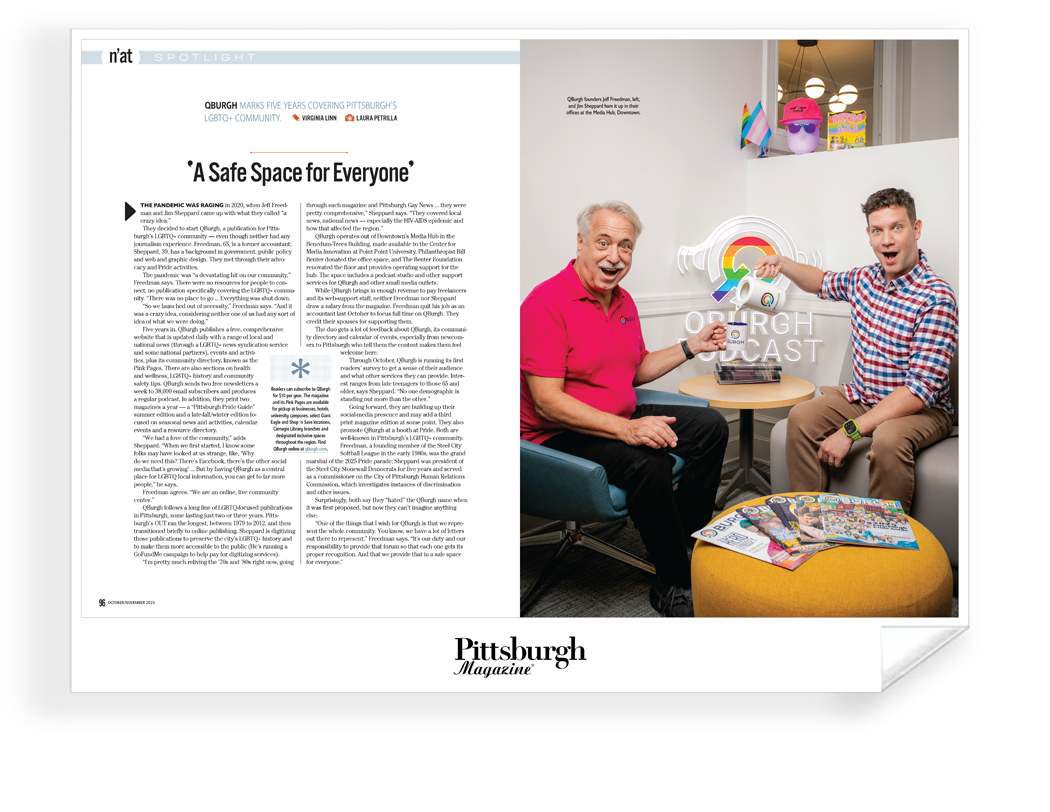 Pittsburgh Magazine - Articles & Covers - Frameable Archival Print