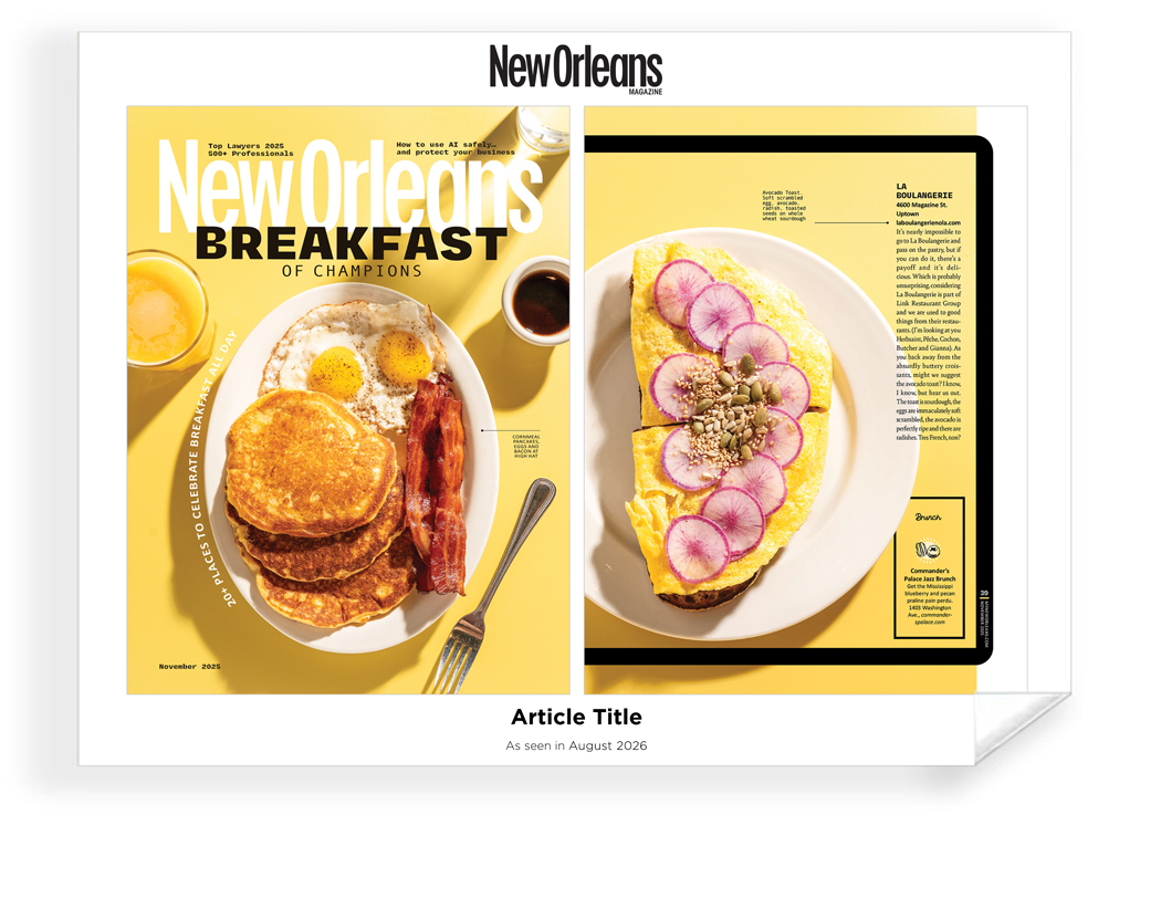 New Orleans Magazine - Covers & Articles - Archival Reprint