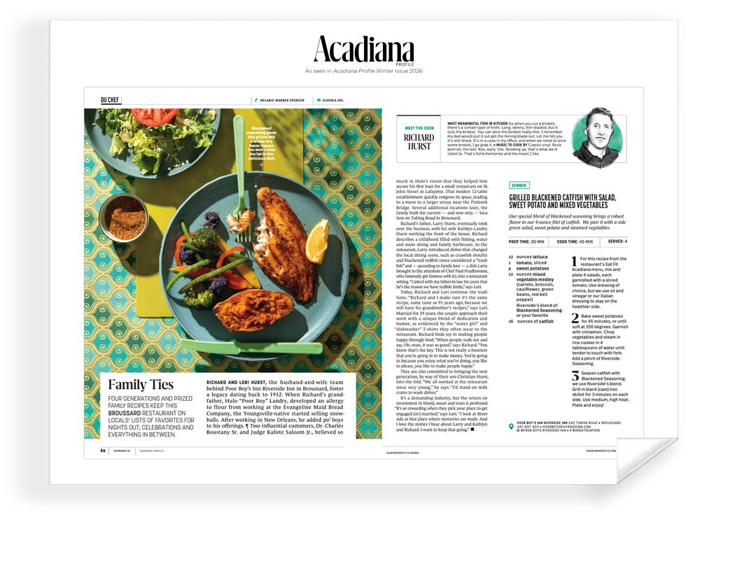 Acadiana Profile - Covers & Articles - Archival Reprint