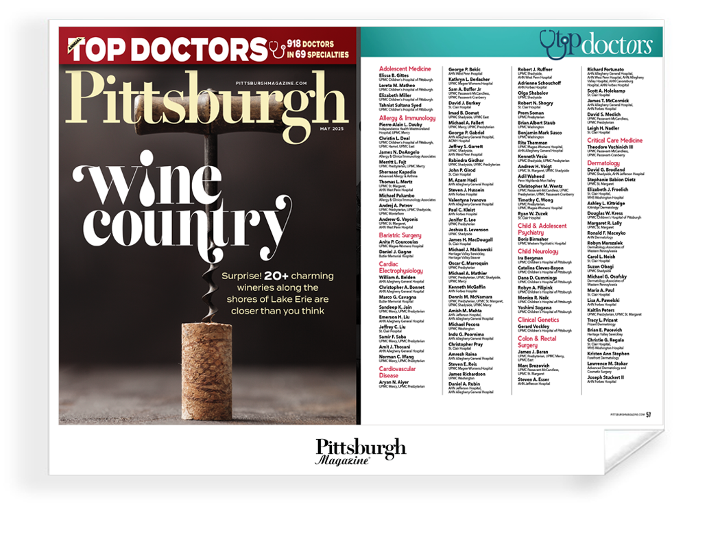 Pittsburgh Magazine - Top Awards - Frameable Archival Print