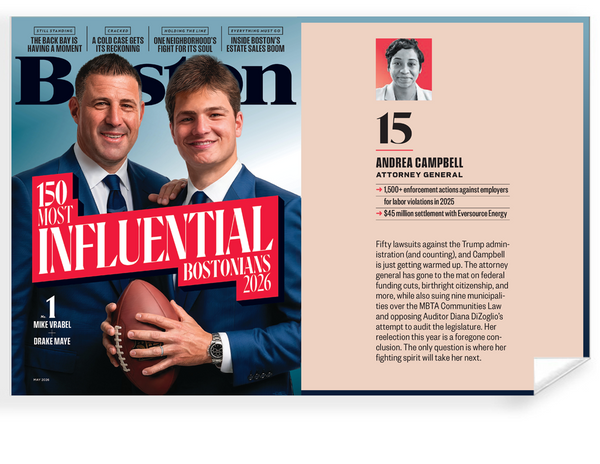 "150 Most Influential Bostonians" Award - Print