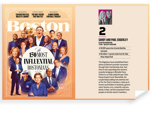 "150 Most Influential Bostonians" Award - Print