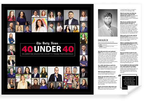 GC The Daily News - 40 Under 40 - Certificate
