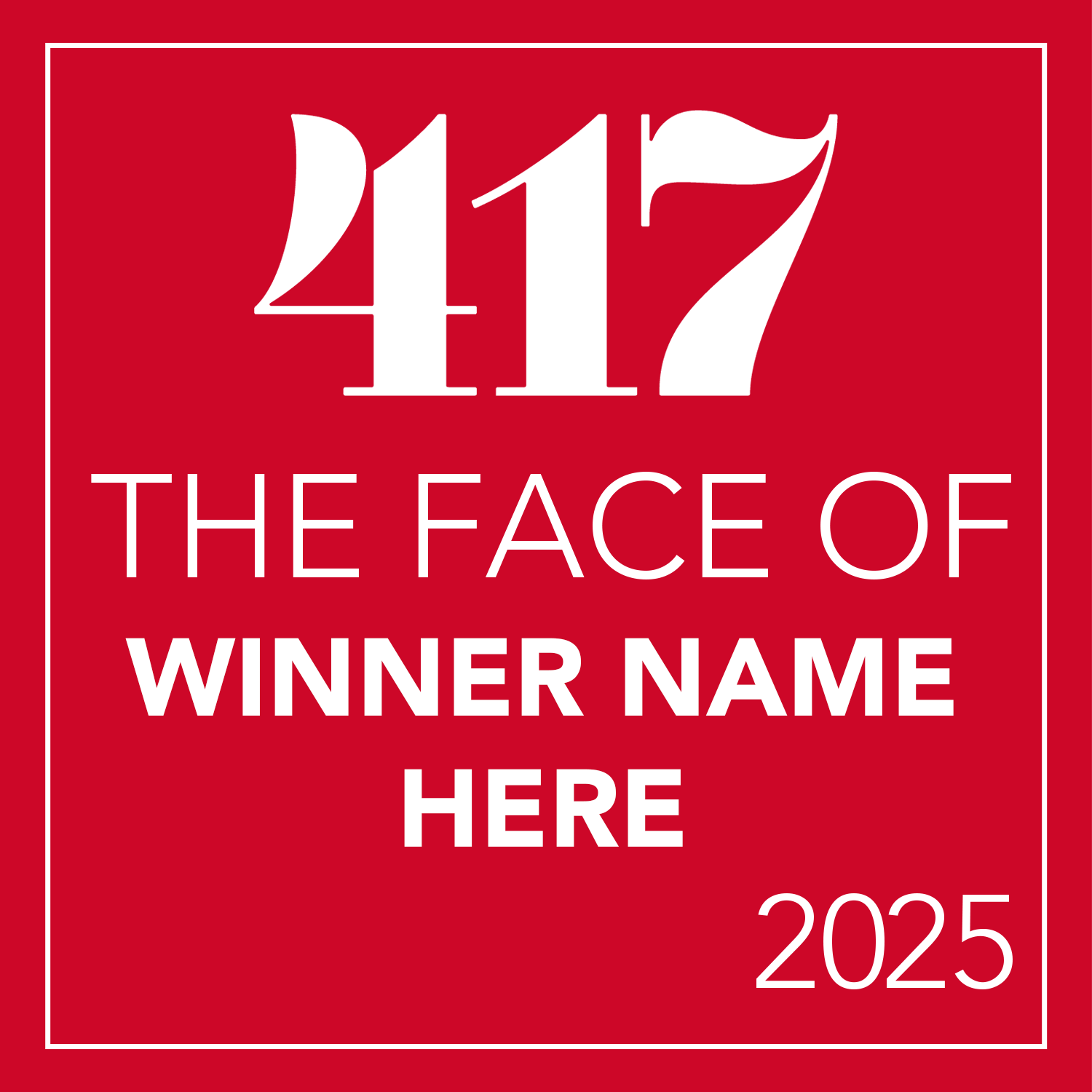 417 Magazine FACES Decal
