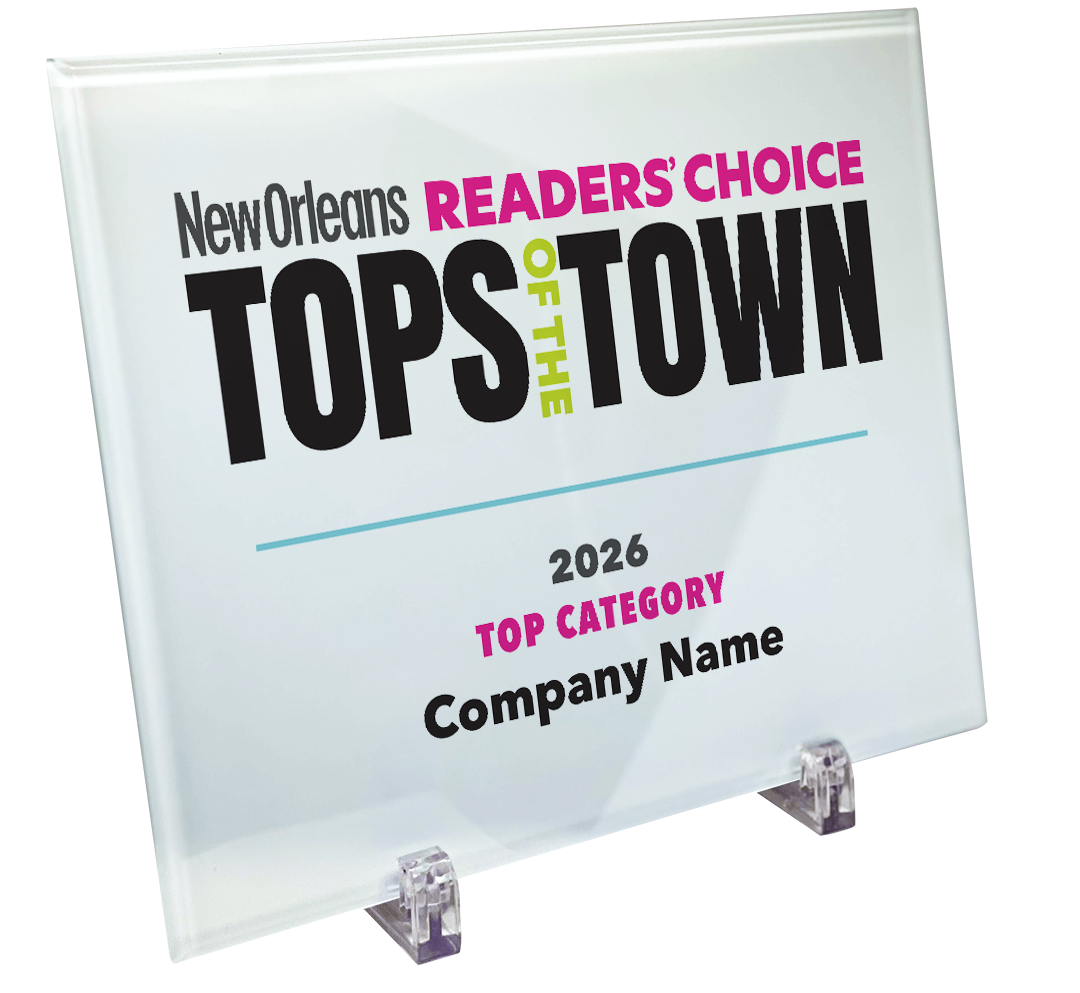 New Orleans Magazine - Tops of the Town - Crystal Glass