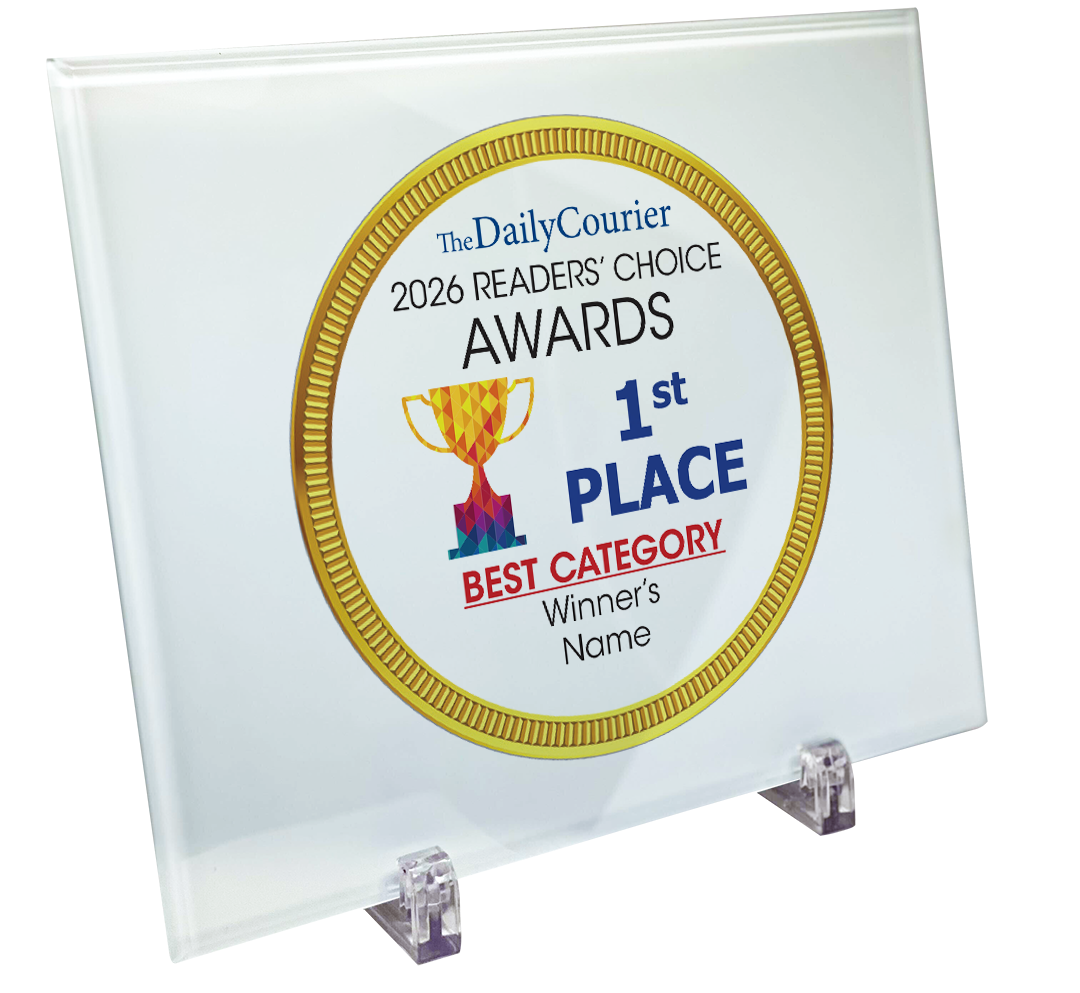 The Daily Courier - Readers' Choice Awards - Crystal Glass